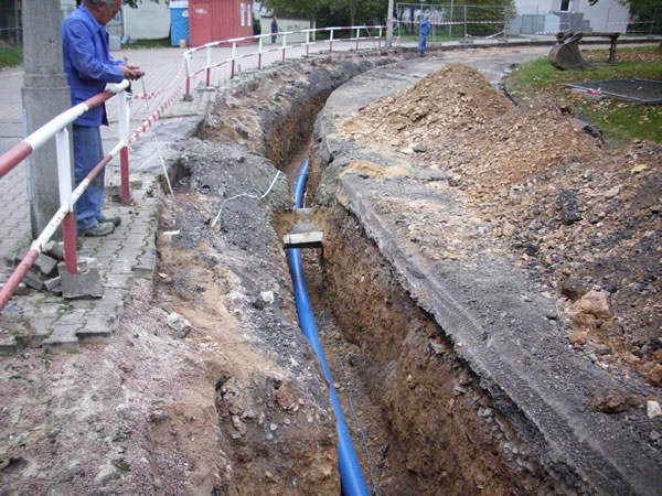 Kanal- & Leitungsbau betrifft u.a. Stadtumbaubedingte Rückführungen, Abwasserentsorgung
